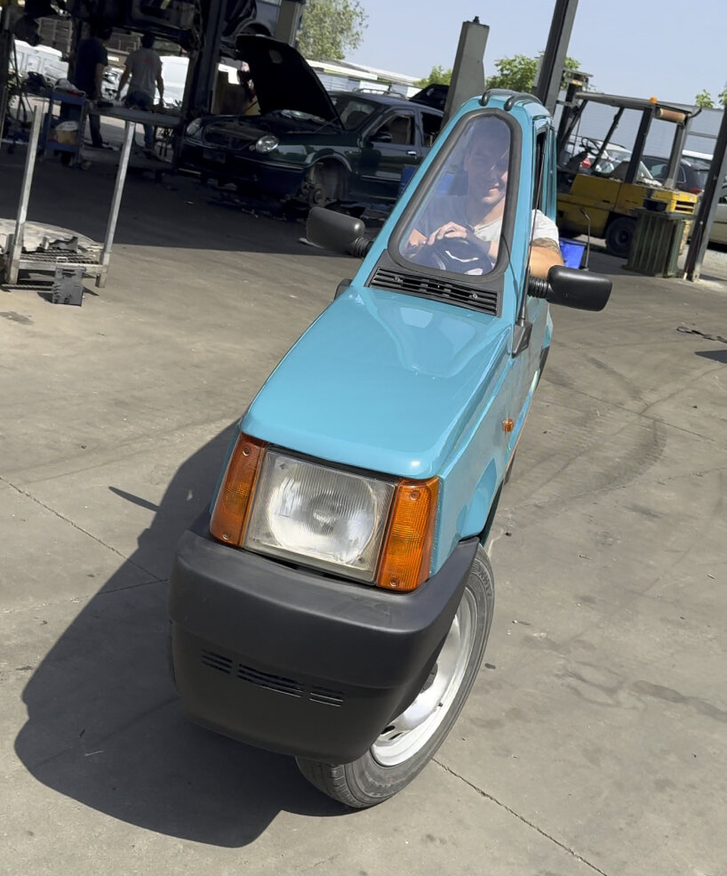 world’s narrowest fiat panda