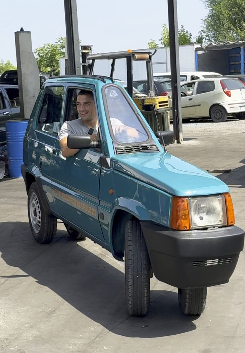 world’s narrowest fiat panda