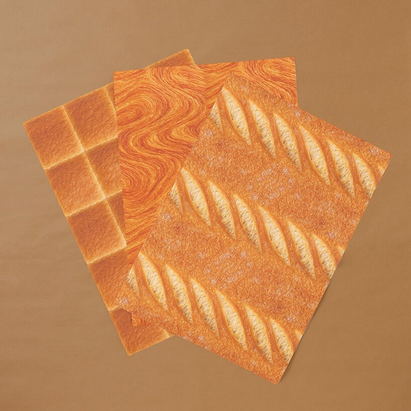 wrapping paper by tsujio ippei makes gifts look like fresh buns straight from the oven