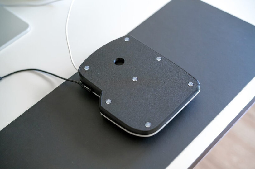 the design introduces a five-degree positive tilt for the typing tool