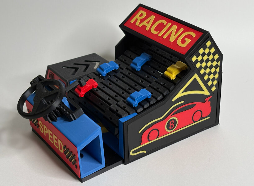 3D printed racing toy