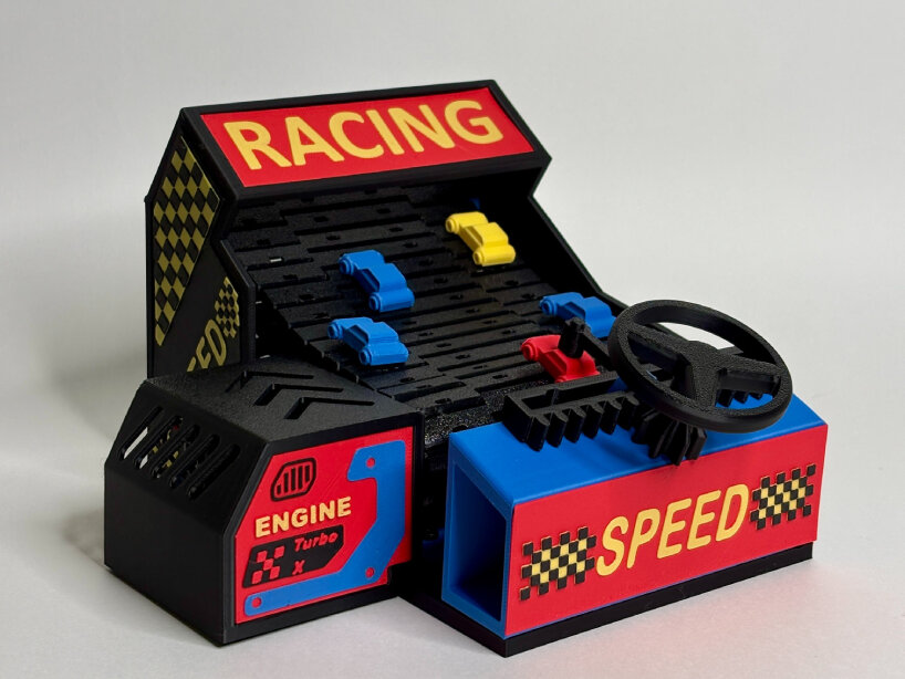 3D printed racing toy