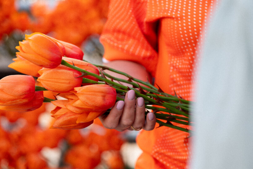 detailed view of the flowers
