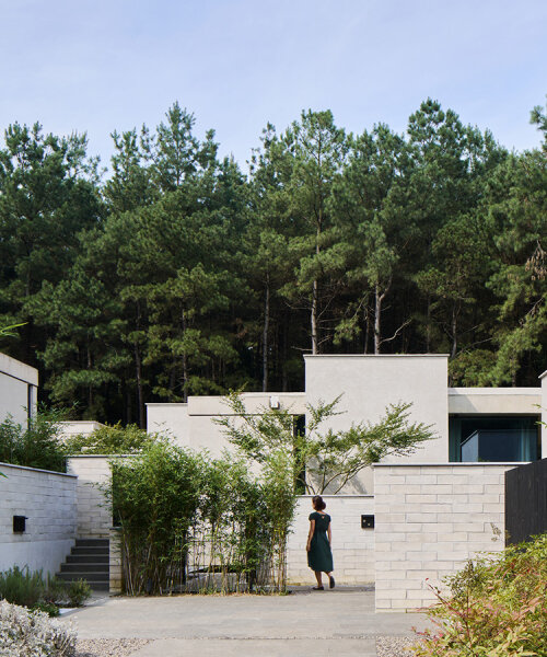studio8 architecture's resort villas nestle amid pine forests and bamboo mountains in china