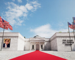 artist andres serrano proposes trump mausoleum for US pavilion at the 2026 venice biennale