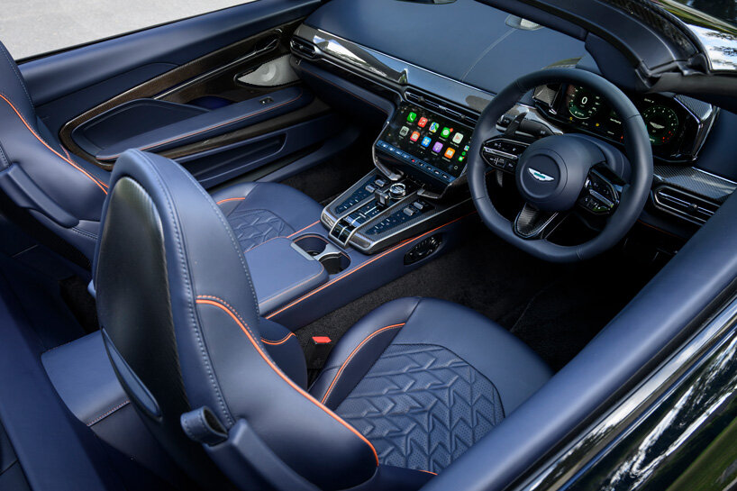 design drive: aston martin vanquish volante convertible exhilarates rain or shine