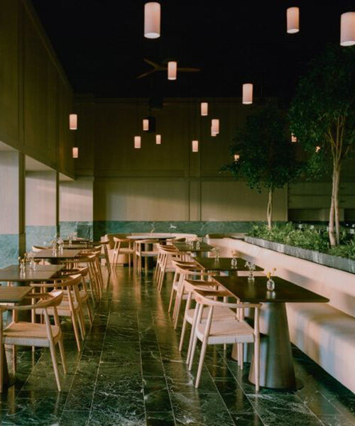 athens' historic café opens to the gardens in revamp by neiheiser argyros and esé studio