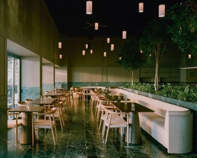 athens' historic café opens to the gardens in revamp by neiheiser argyros and esé studio