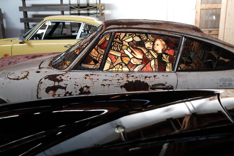 porsche 911 stained glass