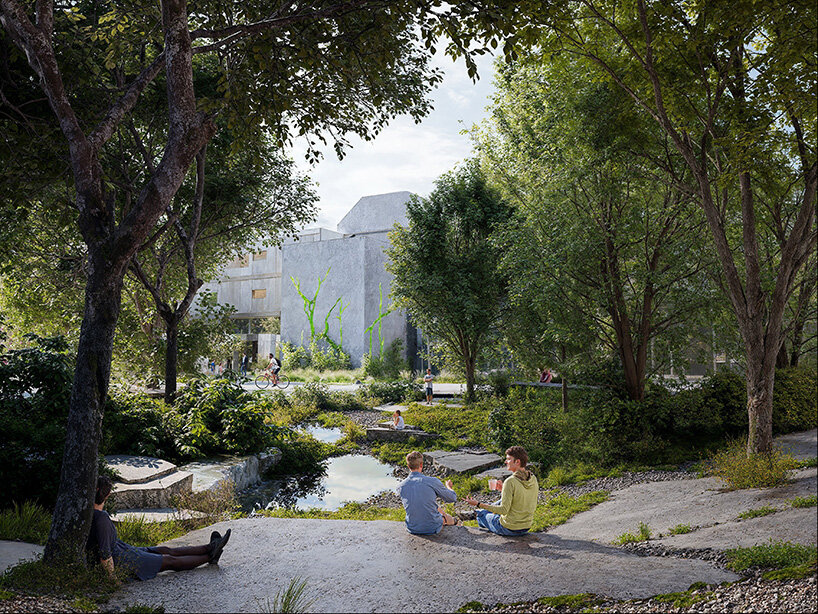 BIG to reactivate three copenhagen plazas with cracked terrain of water, light and greenery