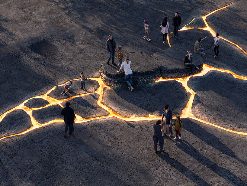 BIG to reactivate three copenhagen plazas with cracked terrain of water, light and greenery