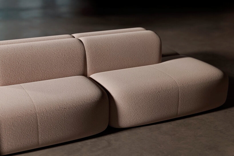 beau by boss design brings marshmallow-soft comfort to modular seating