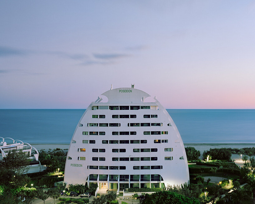 broyez and kronental capture french seaside resort as sci-fi mirage at dawn in 'la cité oasis'