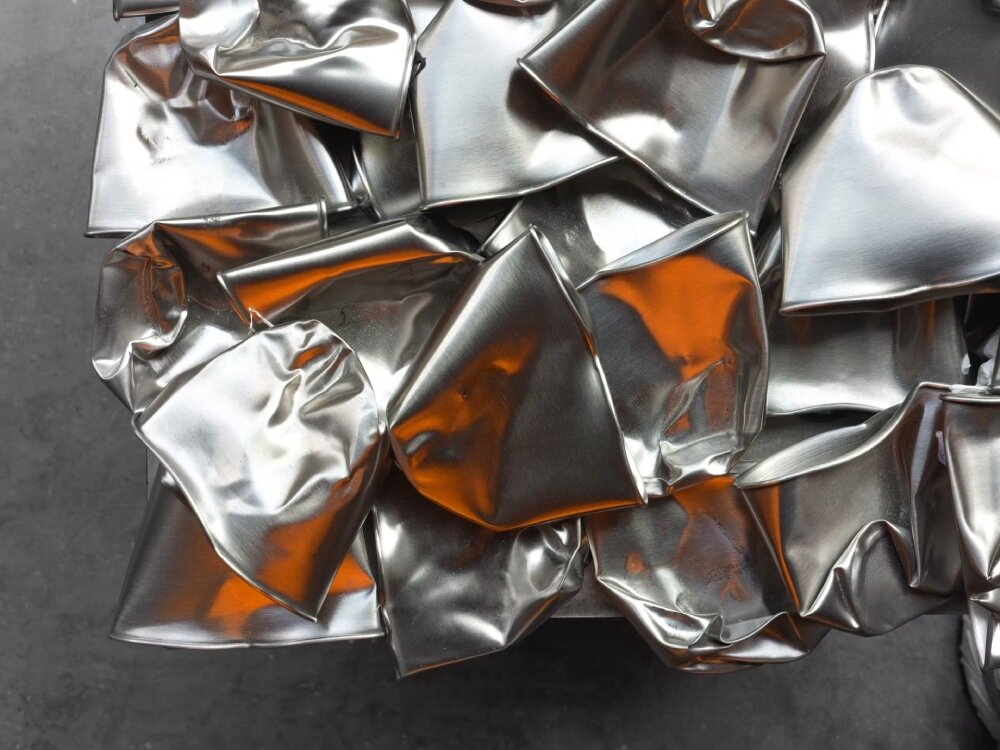 warm orange glow bathes crosby studios' chromatic café nuances in paris 