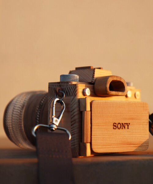 what would new cameras such as sony alpha 7R look like if they were made of wood, again?