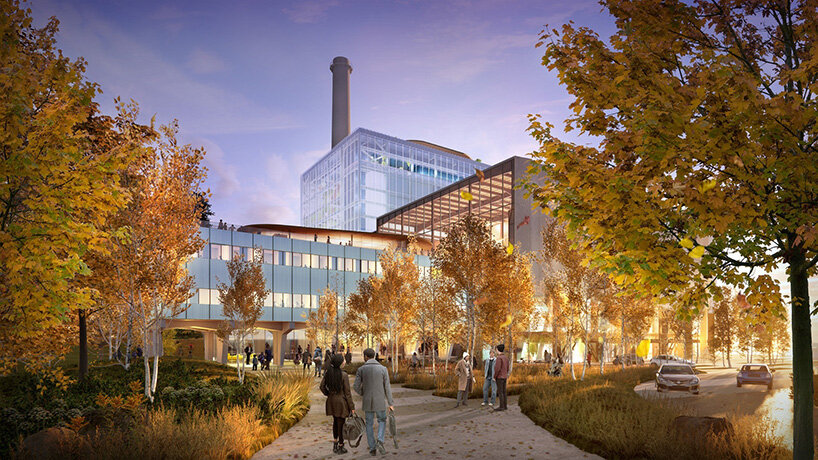 connecticut power plant to be repurposed by bjarke ingels group (BIG) with park by SCAPE