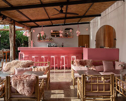 contemporary art meets balearic hospitality at gathering ibiza and MIRA's 2025 reopening