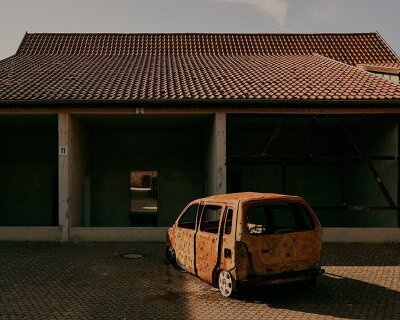 david altrath captures eerie stillness of bonnland, an abandoned military village in germany