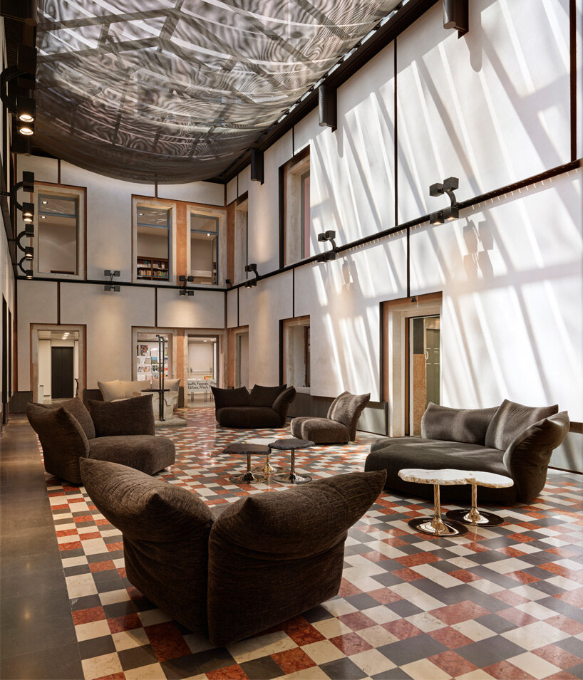 edra's furniture refreshes historic interiors at venice's fondazione querini stampalia museum