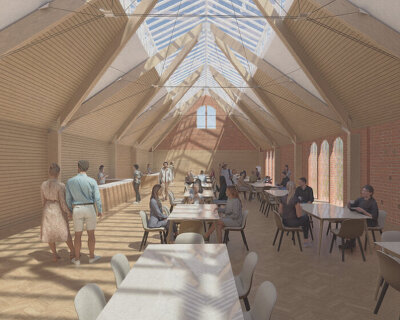 birdhouse-lined extension transforms manchester’s withington baths into shared habitat