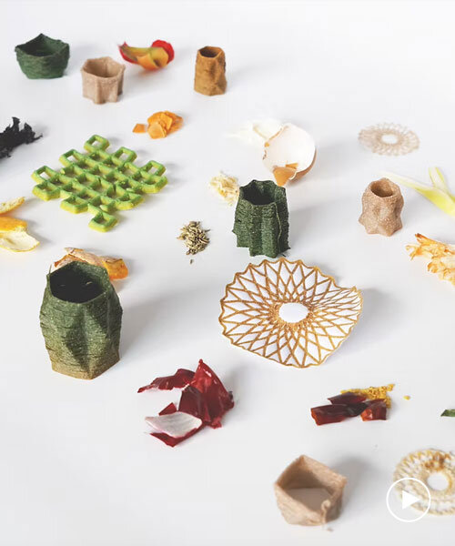AI-powered 3D printer transforms kitchen scraps into functional objects