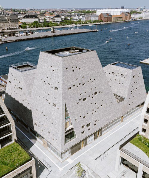 francisco tirado captures progress on kengo kuma's pyramidal culture center in copenhagen