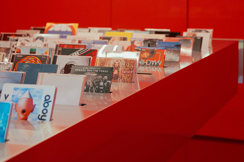 harry nuriev remixes CDs, rave culture and steel into a pop-up sound installation in berlin