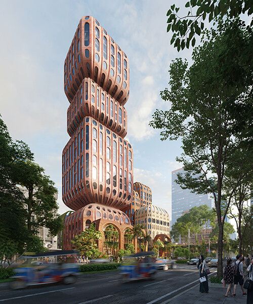 heatherwick studio references thailand's traditional lanterns for new bangkok development