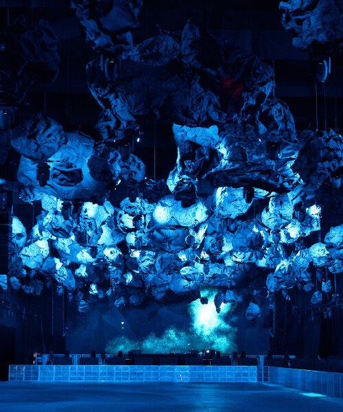 ice caves, plant cells and hexagons inspire stage designs of time warp techno music festival