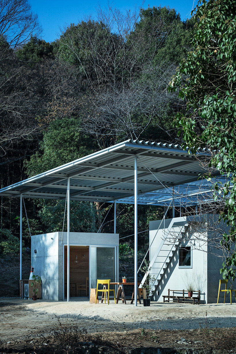 interlinked garden rooms stretch beneath single roof in tamada & wakimoto's japanese house