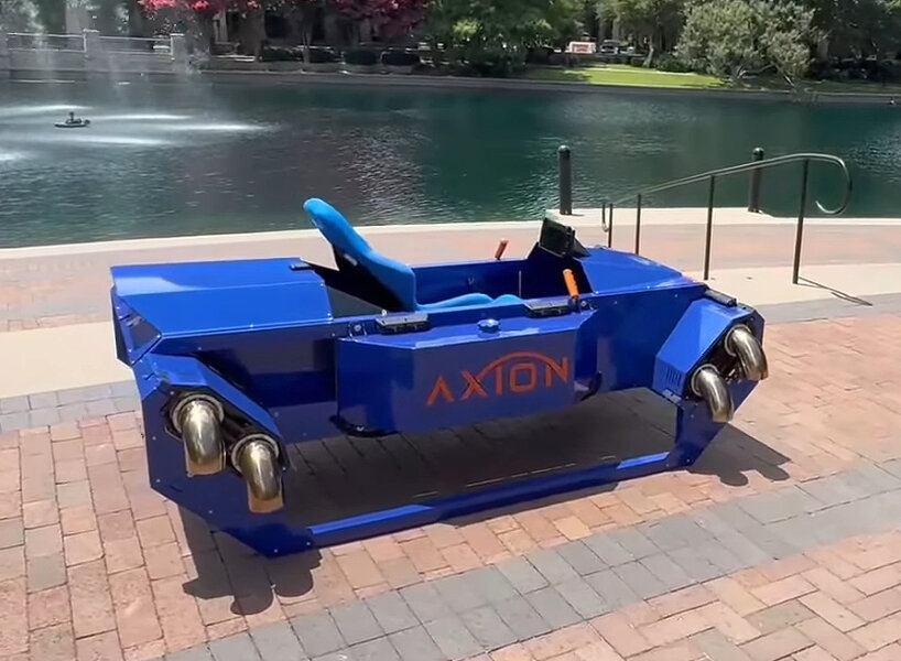 this flat body shape also allows the pilot to carry cargo or medical equipment