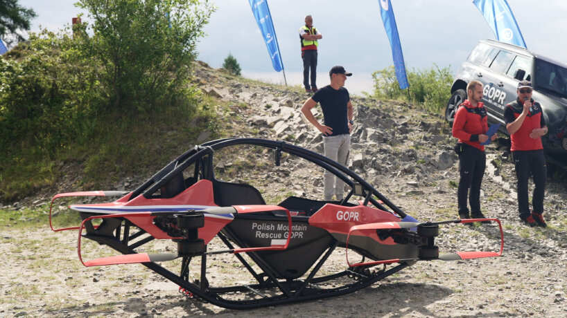 view of the flying vehicle