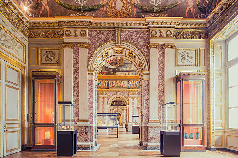 explore the silent and opulent galleries of the louvre through franck bohbot's lens