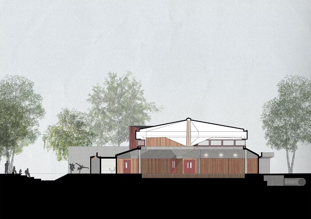 museum of brutalist architecture to open at 1960s london school renovated by reed watts