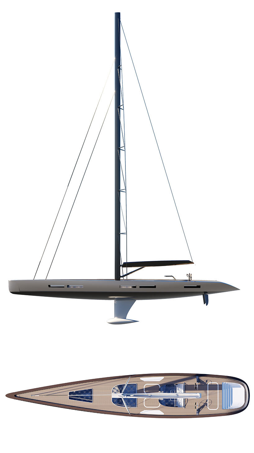 MASK architects unveils sleek exterior design for tavolara-100 fast cruising luxury yacht