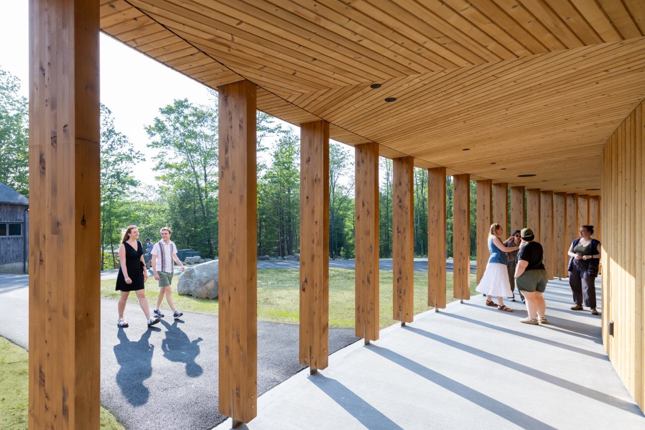 mecanoo's high-tech, timber clad dance theater opens at jacob’s pillow in massachusetts