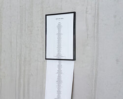 zélé collective turns uber eats' entire menu into 22-meter-long print artwork