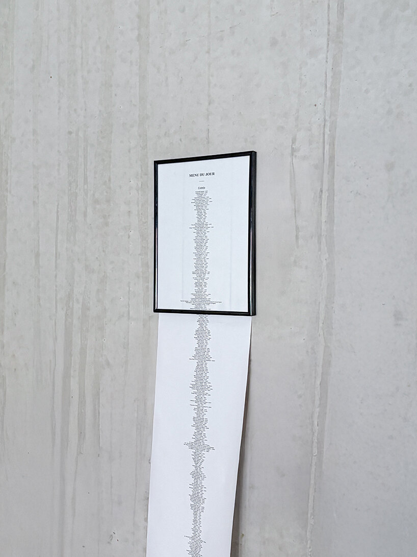 zélé collective turns uber eats' entire menu into 22-meter-long print artwork