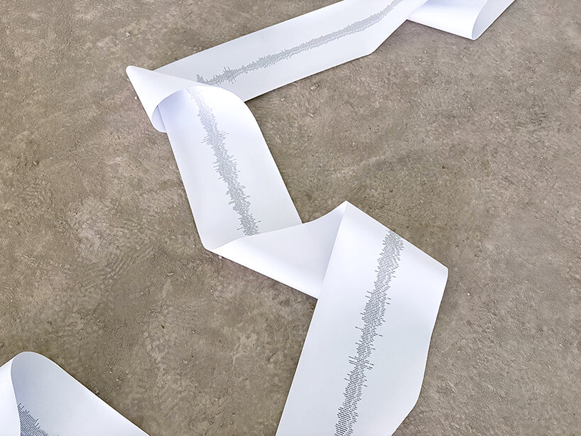 zélé collective turns uber eats' entire menu into 22-meter-long print artwork