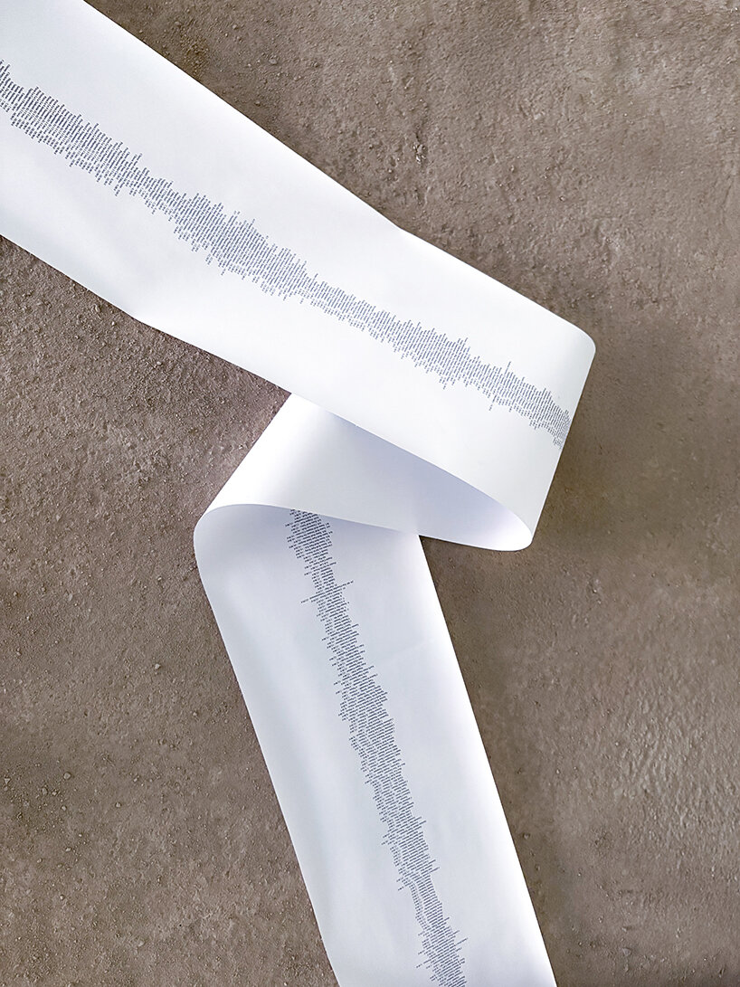 zélé collective turns uber eats' entire menu into 22-meter-long print artwork