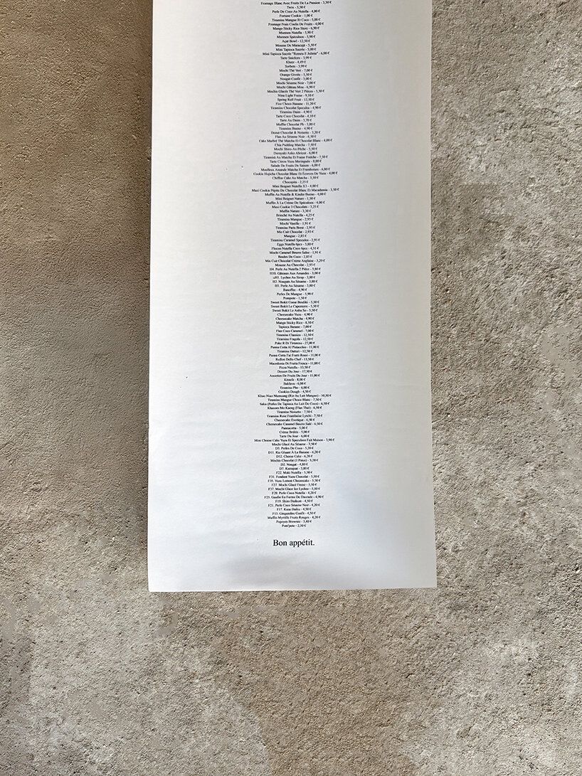 zélé collective turns uber eats' entire menu into 22-meter-long print artwork