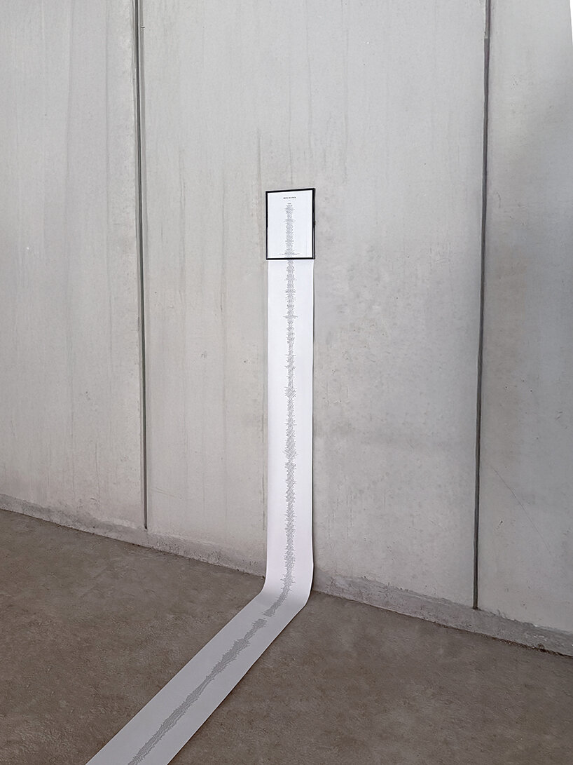 zélé collective turns uber eats' entire menu into 22-meter-long print artwork