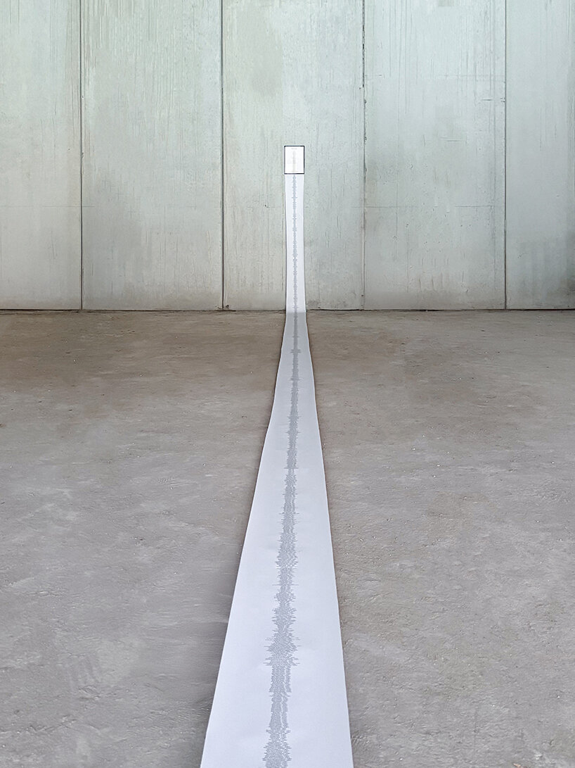 zélé collective turns uber eats' entire menu into 22-meter-long print artwork