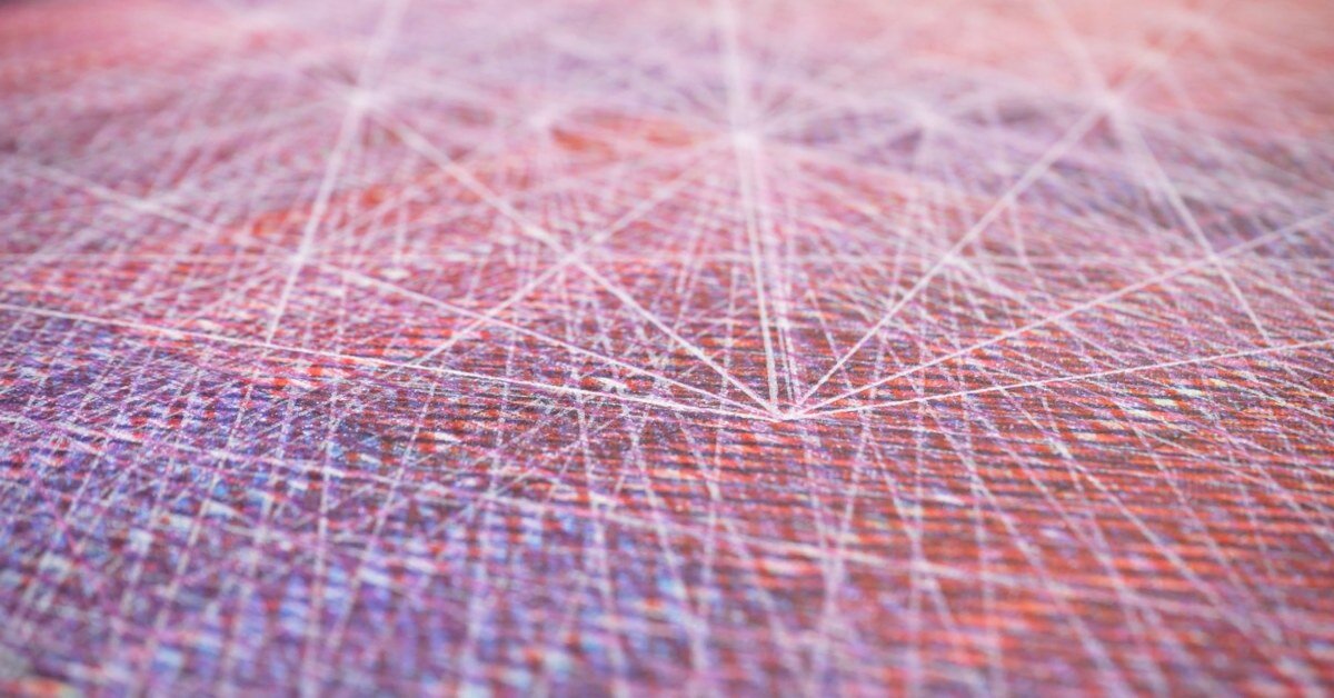 behind nima nabavi's vast geometric vortex painting: converging energy, labor, and structure