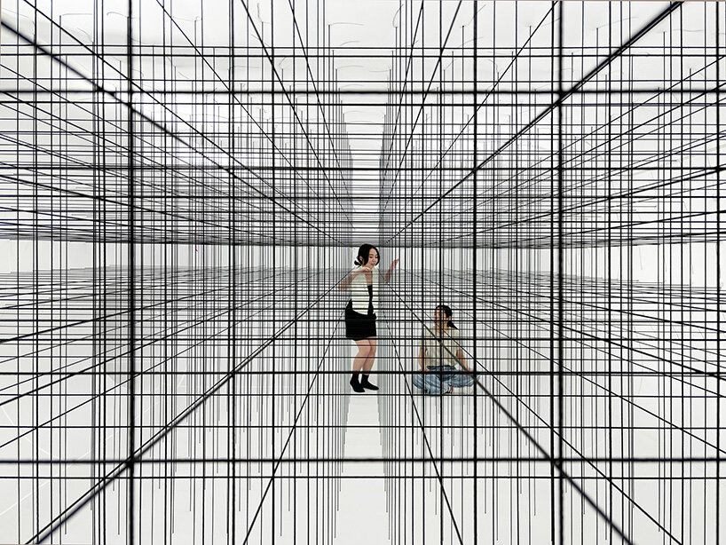 numen/for use suspends walkable net and string worlds in taiwan's CMP inspiration museum