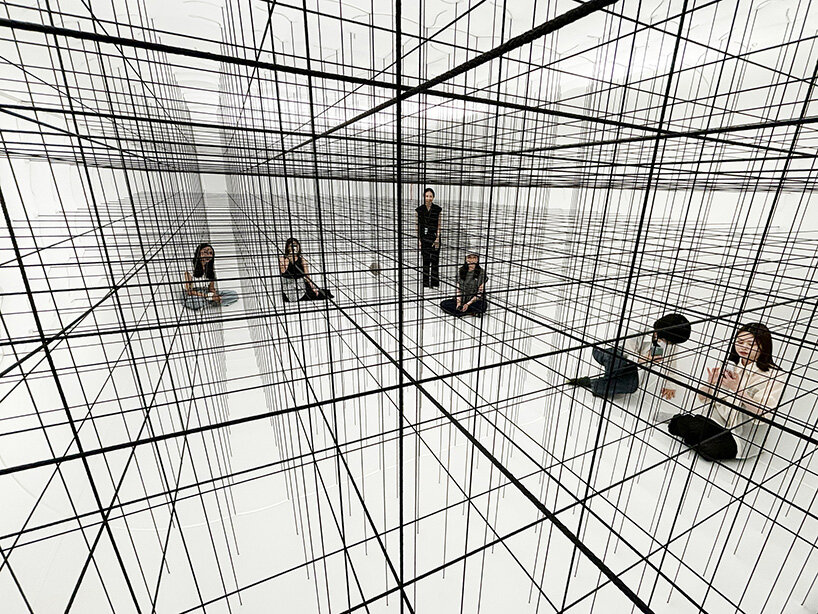 numen/for use suspends walkable net and string worlds in taiwan's CMP inspiration museum