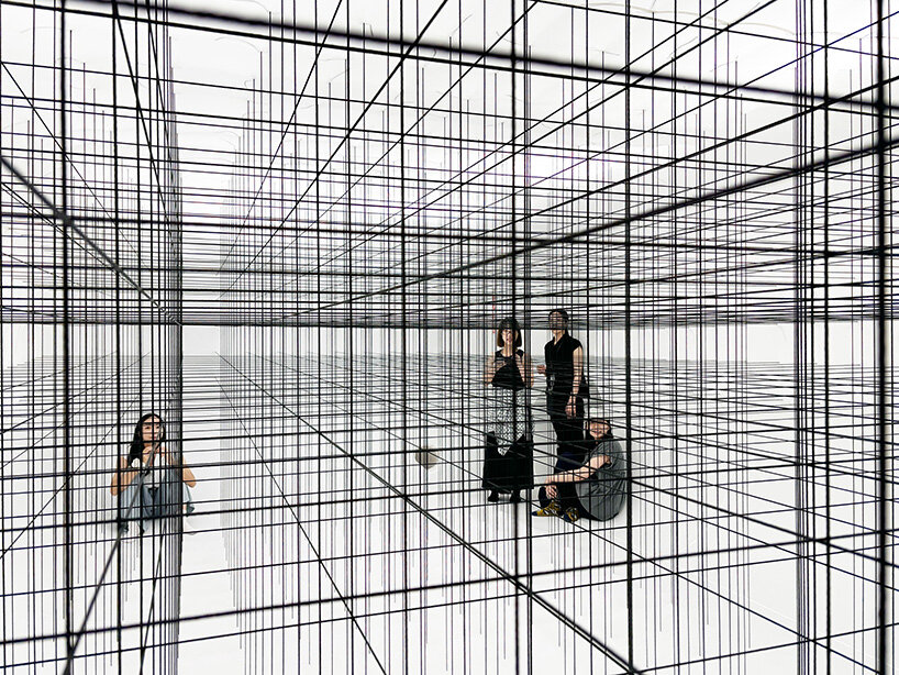 numen/for use suspends walkable net and string worlds in taiwan's CMP inspiration museum