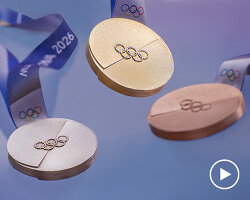 first look: milano cortina 2026 winter olympic medals unveiled in venice