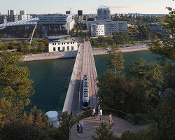 OMA wins competition to design anti-iconic bridge in lyon, france