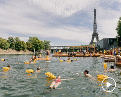 100 years later, paris is swimming in the seine again